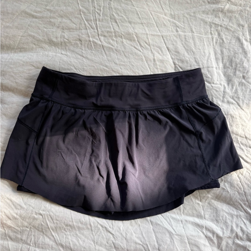 Lululemon Athletica Navy Quick Pace Skirt